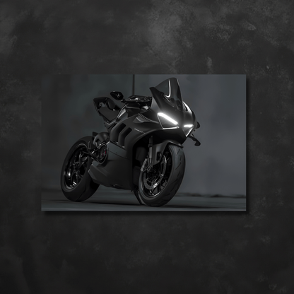 Ducati Panigale V4 NEON Poster